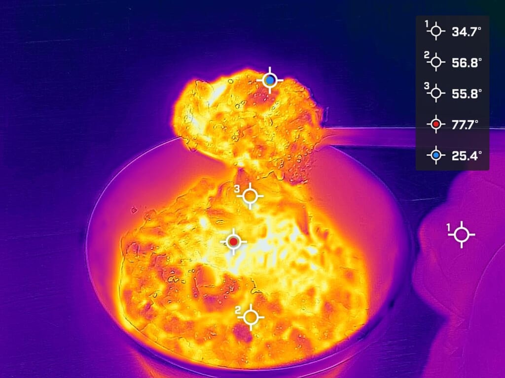 【特集】コンビニのサーモグラフィーグルメ写真集！ 熱くても冷たくてもオイシイ！